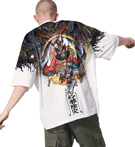 T-shirt japonais avec design stylé