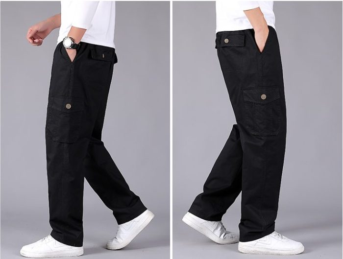 Pantalon streetwear noir
