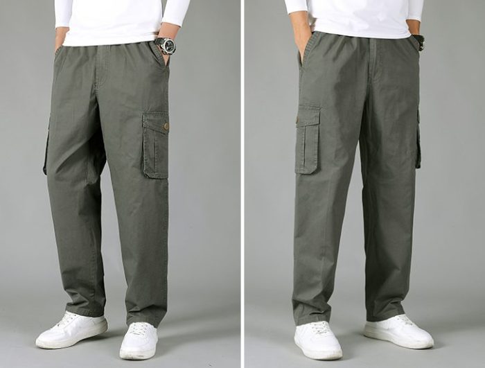 Pantalon streetwear vert