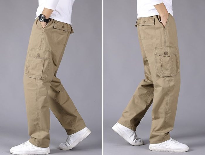 Pantalon streetwear beige