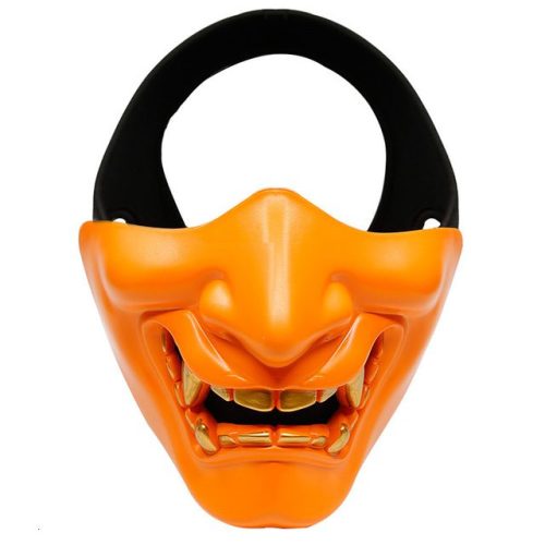Masque samourai orange